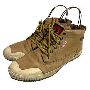 Chrome Industries Storm 415 Work boot sand brown leather US womens 8 lace up